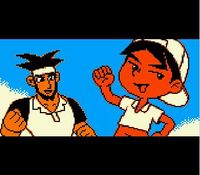 une photo d'Ã©cran de Mario Tennis (Game Boy) sur Nintendo Game Boy Color